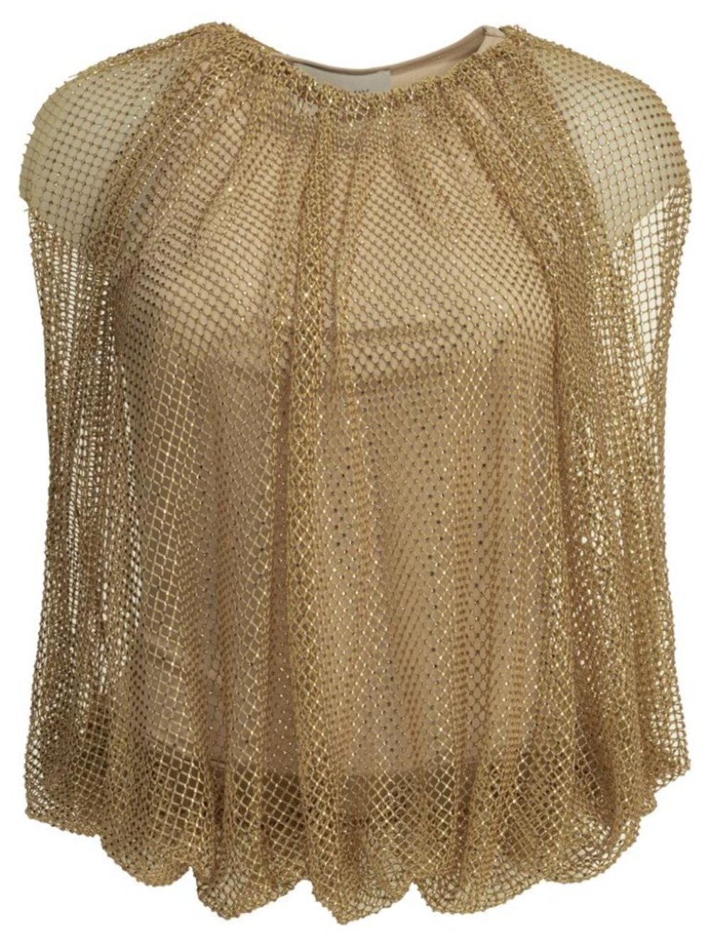 Max Mara Sportmax Sleeveless Top With Sequins Tag Size S Women